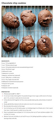 Chocolate chip cookies