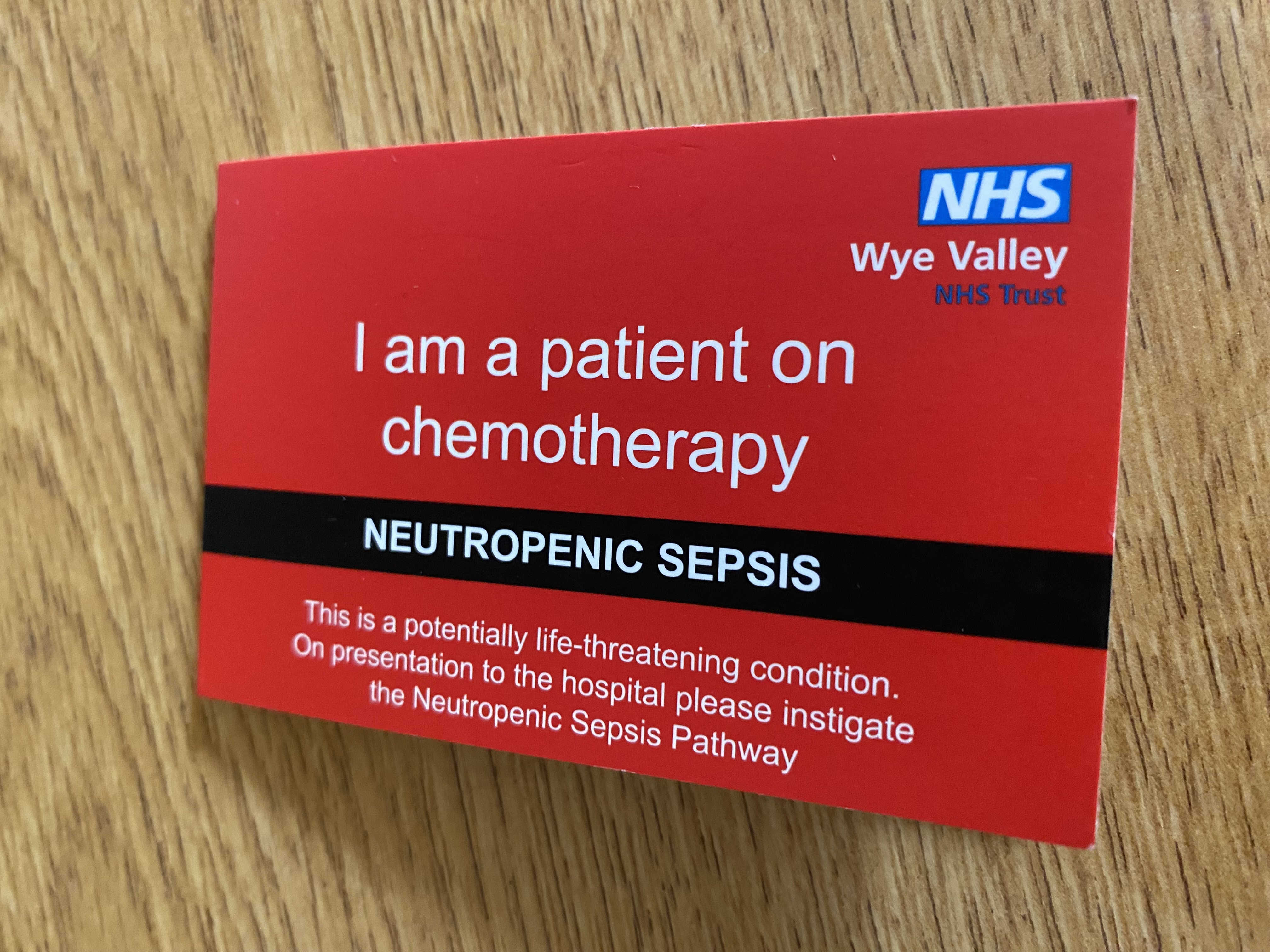 Hospital "queue jump" cards - Going through treatment - Blood Cancer UK ...